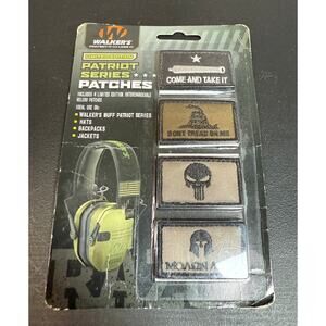 Walker's Patriot Series Patches for Walker's Muffs/Hats/Backpacks/Jackets